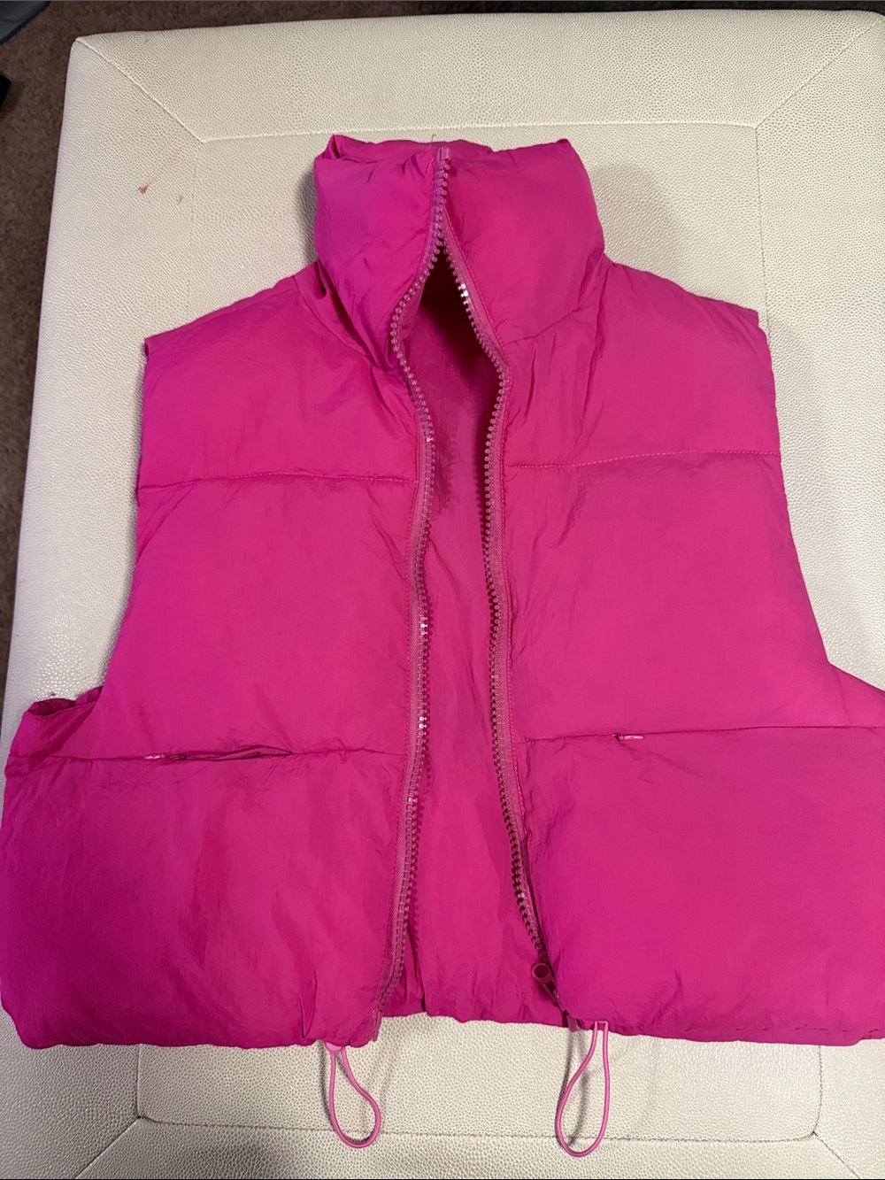 Amazon Pink Puffer Vest